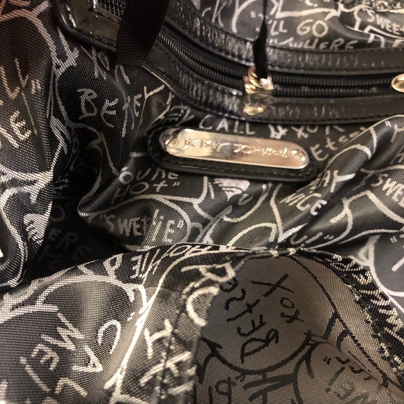 BETSEY JOHNSON back pack. Looks new. However there are a couple frayed places - Picture 10 of 15